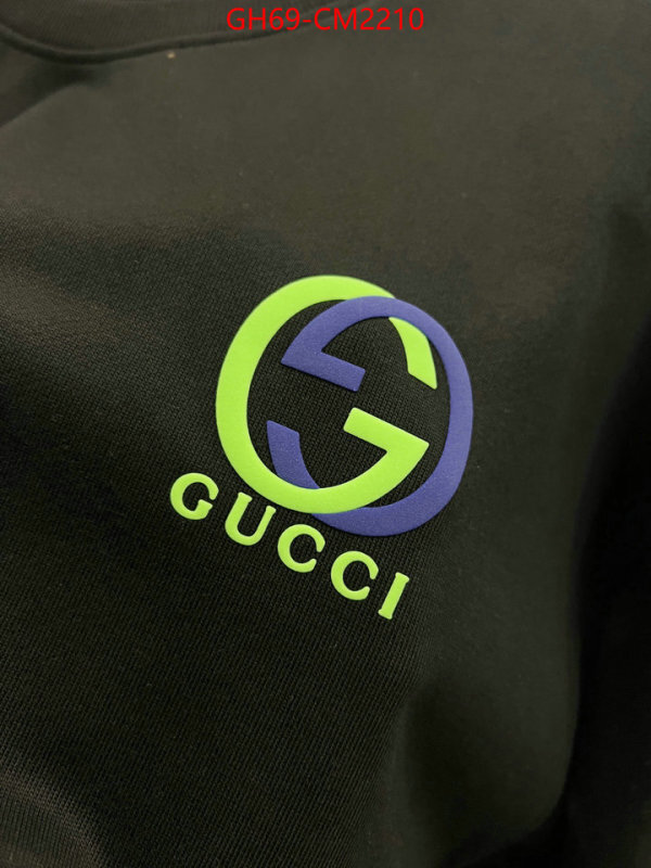 Clothing-Gucci designer fake ID: CM2210 $: 69USD