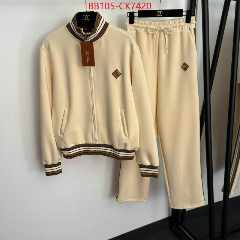 Clothing Set-Loro Piana what best replica sellers ID: CK7420 $: 105USD