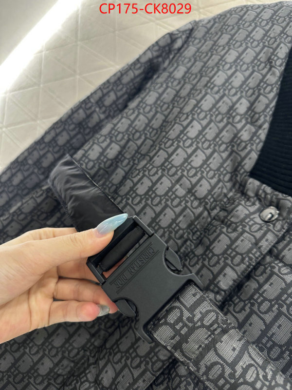 Down jacketMen-Dior knockoff highest quality ID: CK8029 $: 175USD