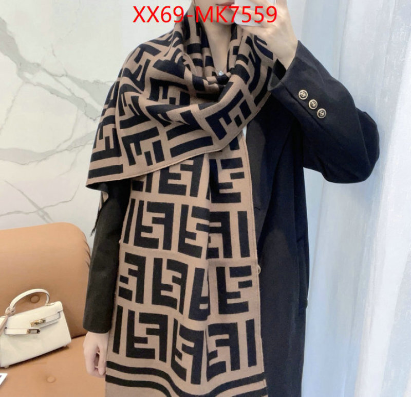 Scarf-Fendi wholesale replica shop ID: MK7559 $: 69USD