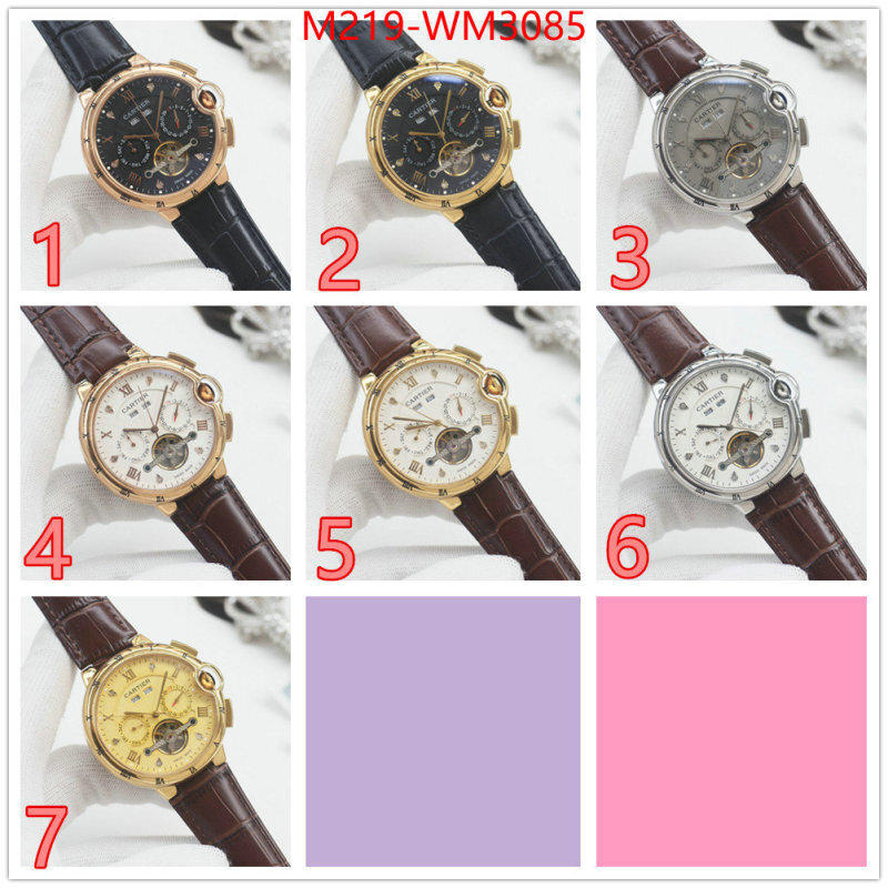 Watch(TOP)-Cartier 1:1 clone ID: WM3085 $: 219USD
