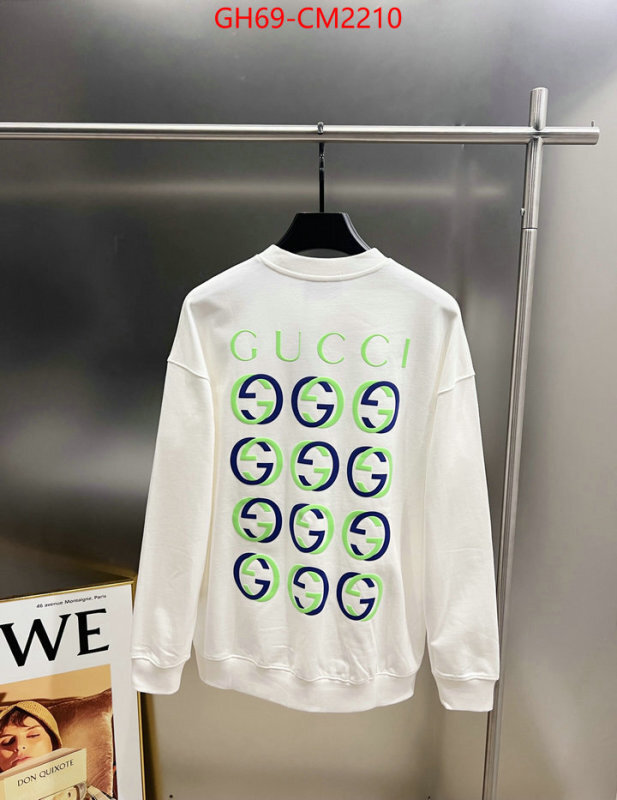 Clothing-Gucci designer fake ID: CM2210 $: 69USD