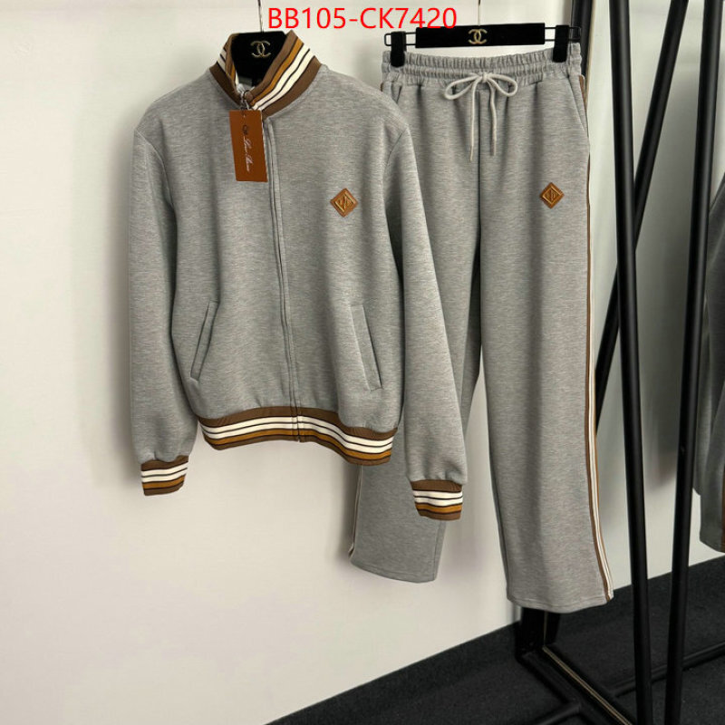 Clothing Set-Loro Piana what best replica sellers ID: CK7420 $: 105USD