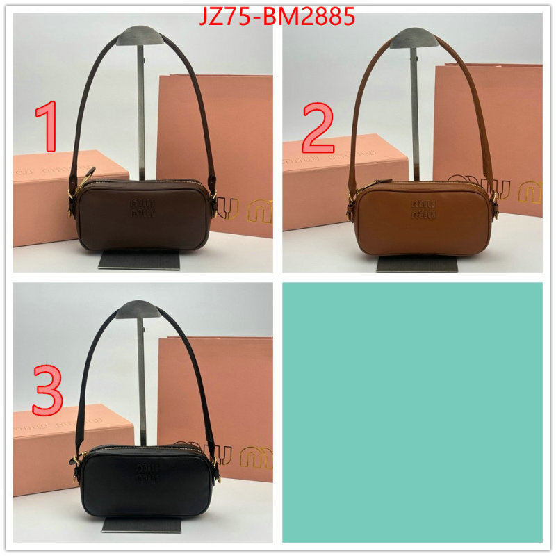 Miu Miu Bags(4A)-Handbag- replica every designer ID: BM2885 $: 75USD,