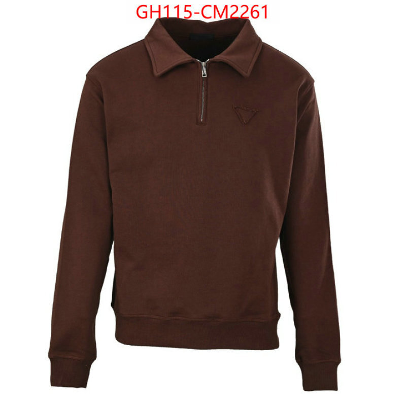 Clothing-Prada wholesale 2024 replica ID: CM2261 $: 115USD