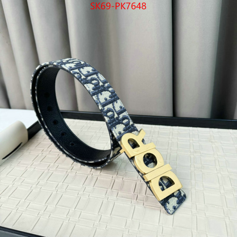Belts-Dior the best affordable ID: PK7648 $: 69USD
