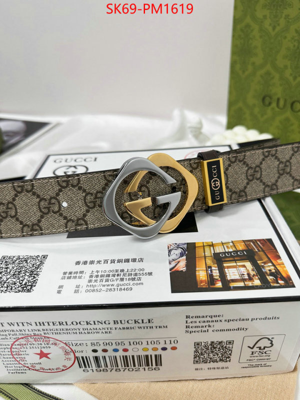 Belts-Gucci from china ID: PM1619 $: 69USD
