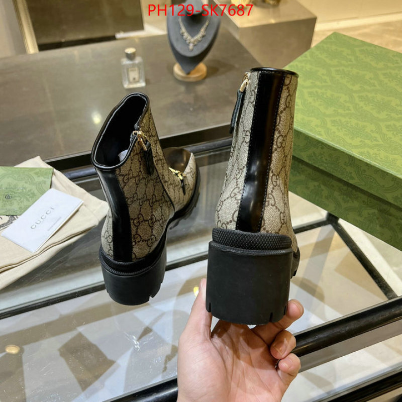 Women Shoes-Gucci buy cheap ID: SK7687 $: 129USD