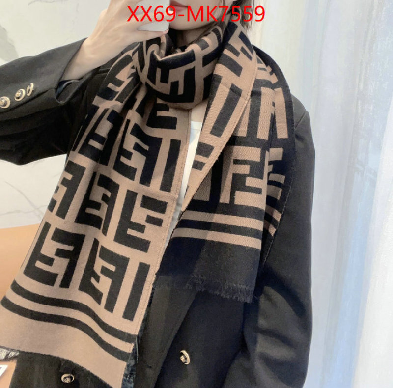 Scarf-Fendi wholesale replica shop ID: MK7559 $: 69USD