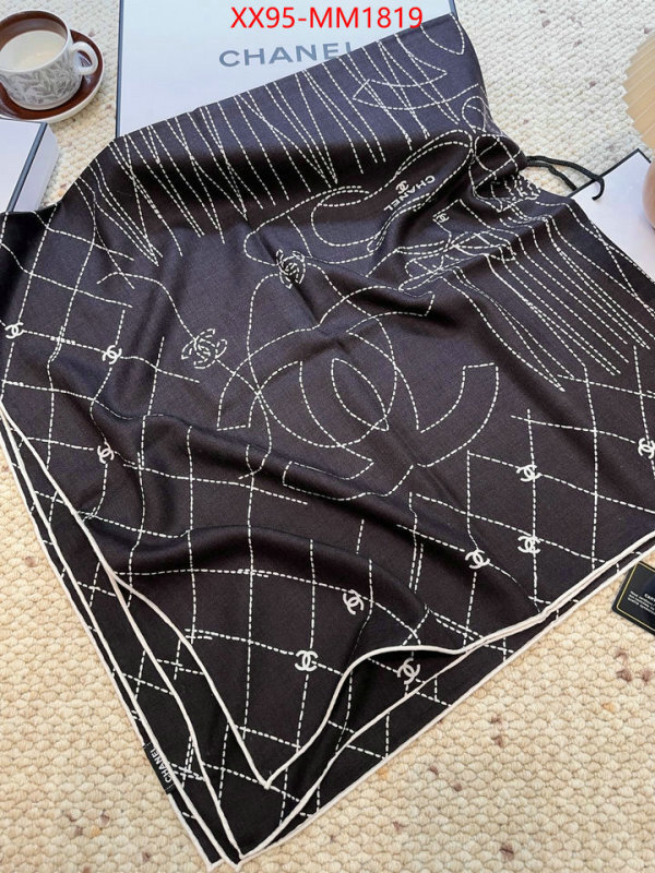 Scarf-Chanel where to buy high quality ID: MM1819 $: 95USD