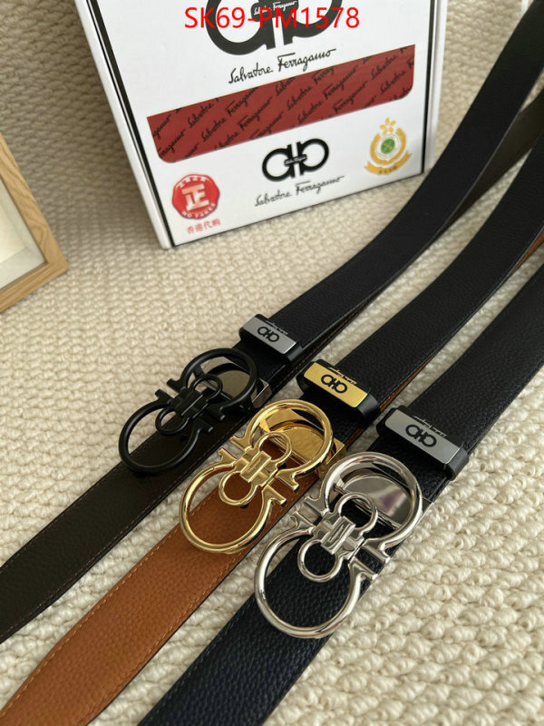 Belts-Ferragamo 1:1 replica wholesale ID: PM1578 $: 69USD