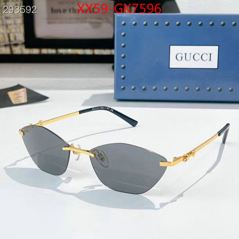 Glasses-Gucci high quality designer replica ID: GK7596 $: 59USD