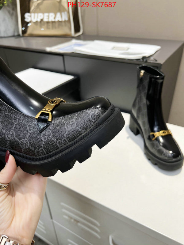 Women Shoes-Gucci buy cheap ID: SK7687 $: 129USD