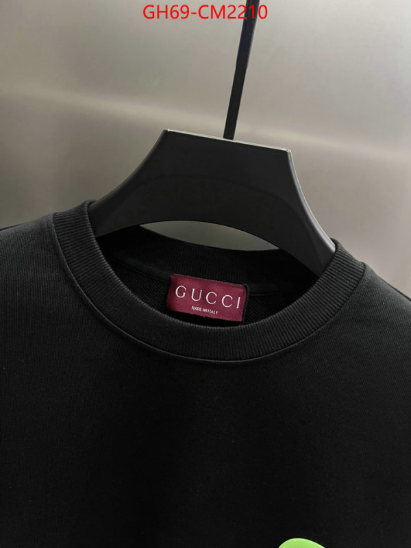 Clothing-Gucci designer fake ID: CM2210 $: 69USD
