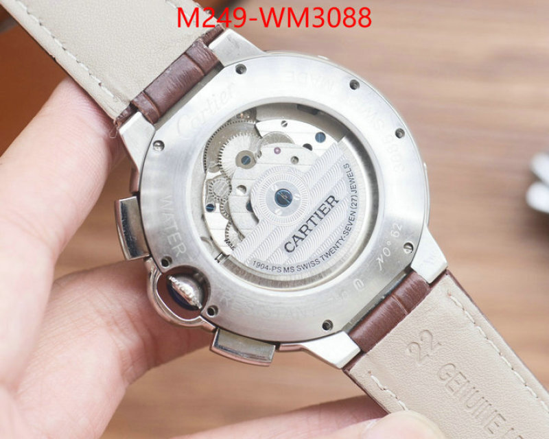 Watch(TOP)-Cartier luxury cheap ID: WM3088 $: 249USD-shoes yupoo Watch(TOP)-Cartier luxury cheap ID: WM3088 $: 249USD