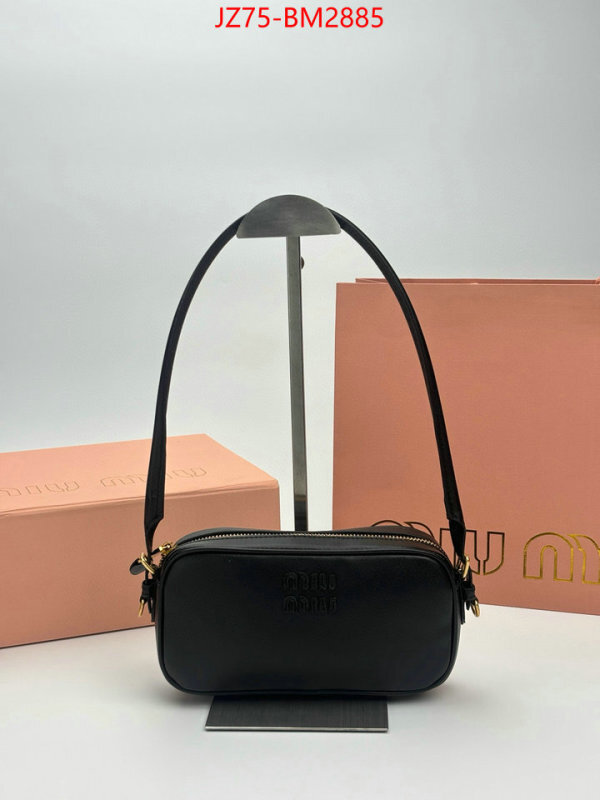 Miu Miu Bags(4A)-Handbag- replica every designer ID: BM2885 $: 75USD,