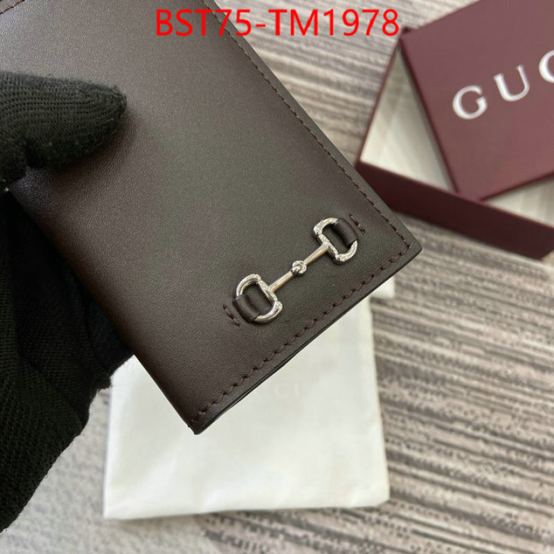 Gucci Bags(TOP)-Wallet- perfect ID: TM1978 $: 75USD,