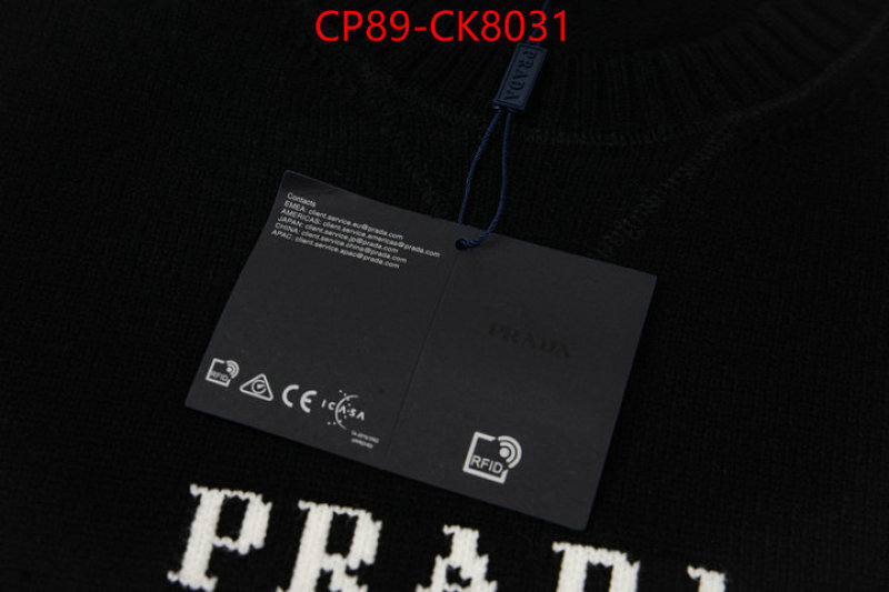 Clothing-Prada best replica quality ID: CK8031 $: 89USD