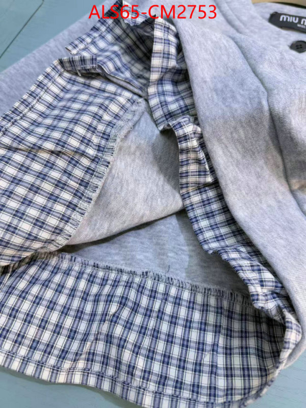 Kids clothing-MIU MIU replica 1:1 high quality ID: CM2753 $: 65USD