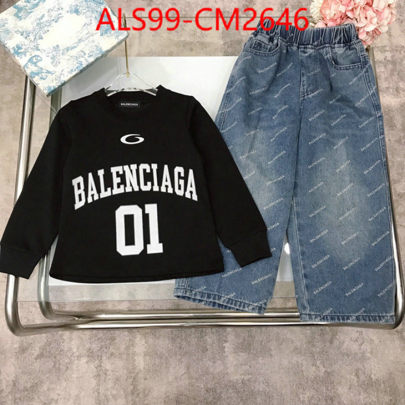Kids clothing-Balenciaga for sale online ID: CM2646 $: 99USD
