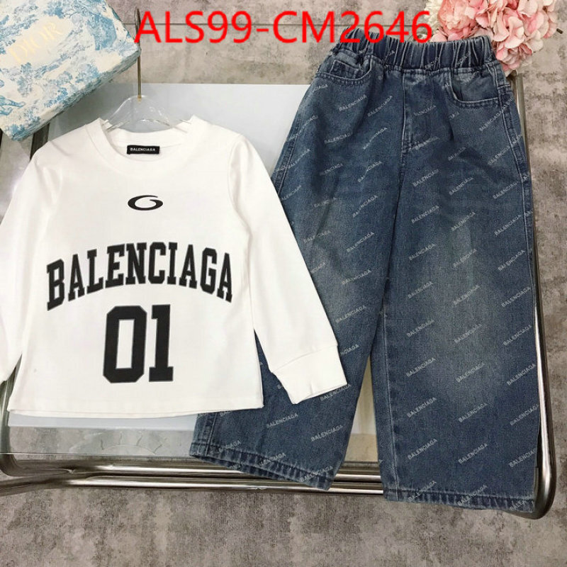Kids clothing-Balenciaga for sale online ID: CM2646 $: 99USD