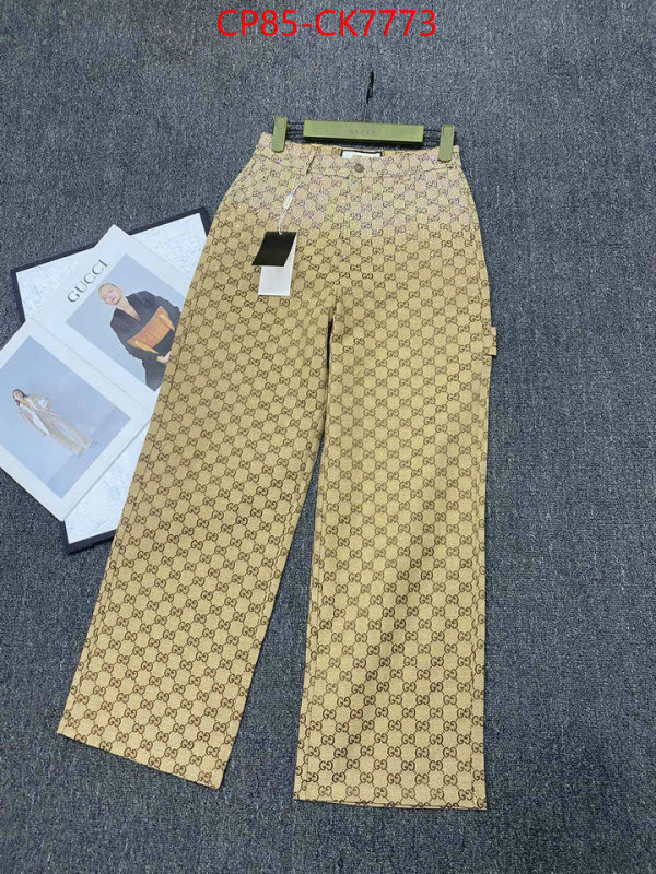 Clothing-Gucci top quality fake ID: CK7773 $: 85USD