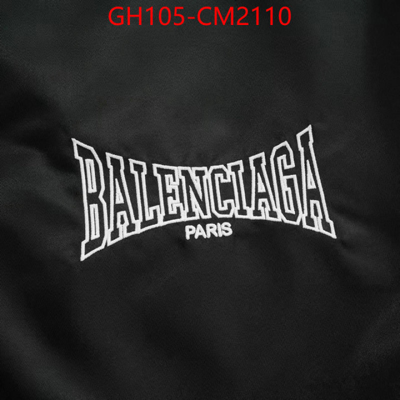 Clothing-Balenciaga 1:1 replica wholesale ID: CM2110 $: 105USD
