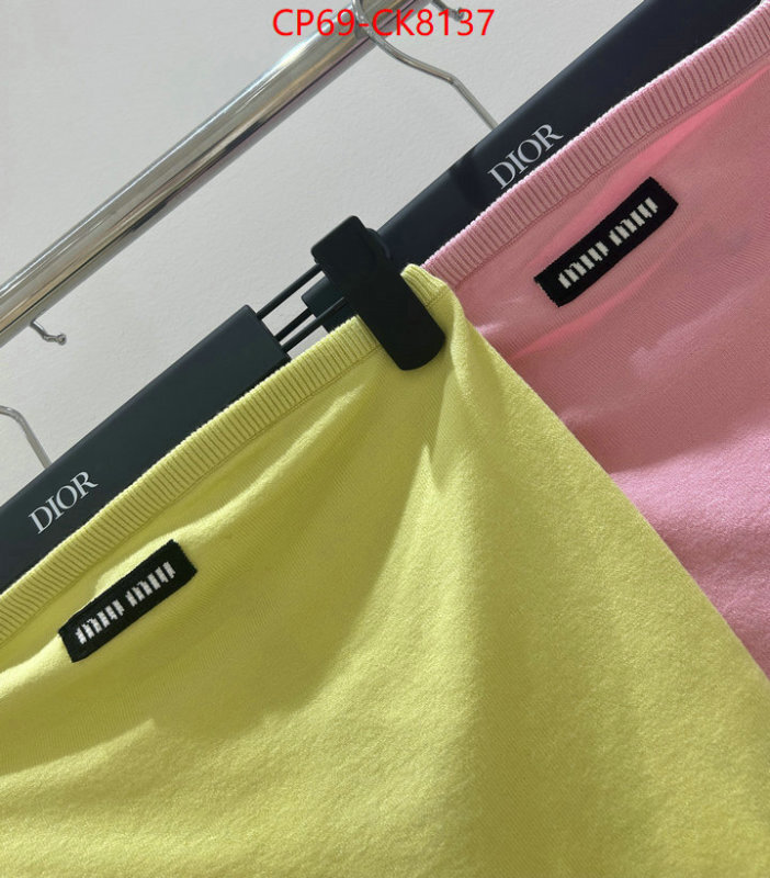 Clothing-MIU MIU how to find designer replica ID: CK8137 $: 69USD