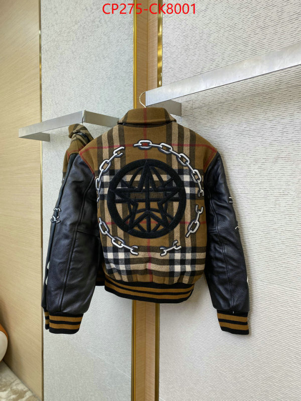 Clothing-Burberry sellers online ID: CK8001 $: 275USD