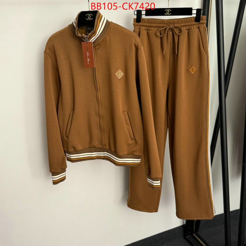 Clothing Set-Loro Piana what best replica sellers ID: CK7420 $: 105USD