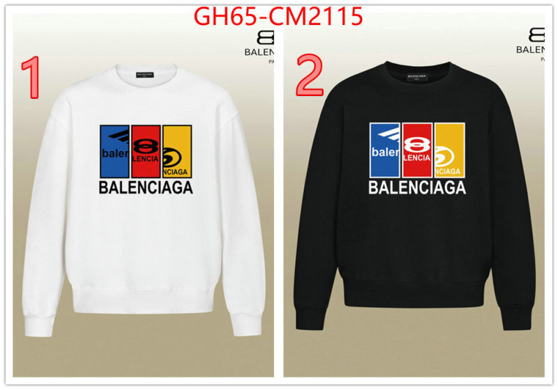 Clothing-Balenciaga 2024 luxury replicas ID: CM2115 $: 65USD