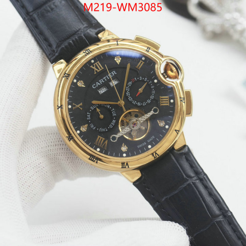 Watch(TOP)-Cartier 1:1 clone ID: WM3085 $: 219USD
