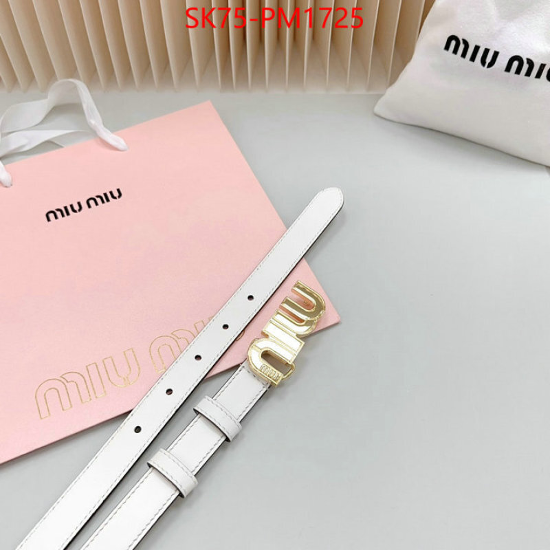 Belts-MIU MIU buy the best high quality replica ID: PM1725 $: 75USD