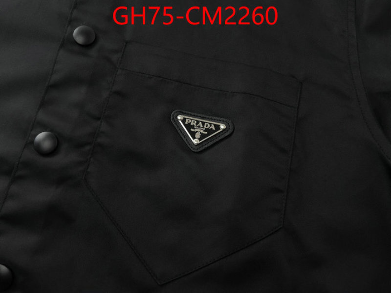 Clothing-Prada replica designer ID: CM2260 $: 75USD