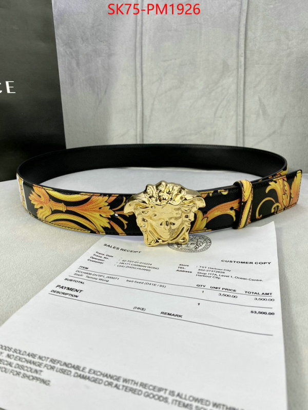 Belts-Versace high quality perfect ID: PM1926 $: 75USD