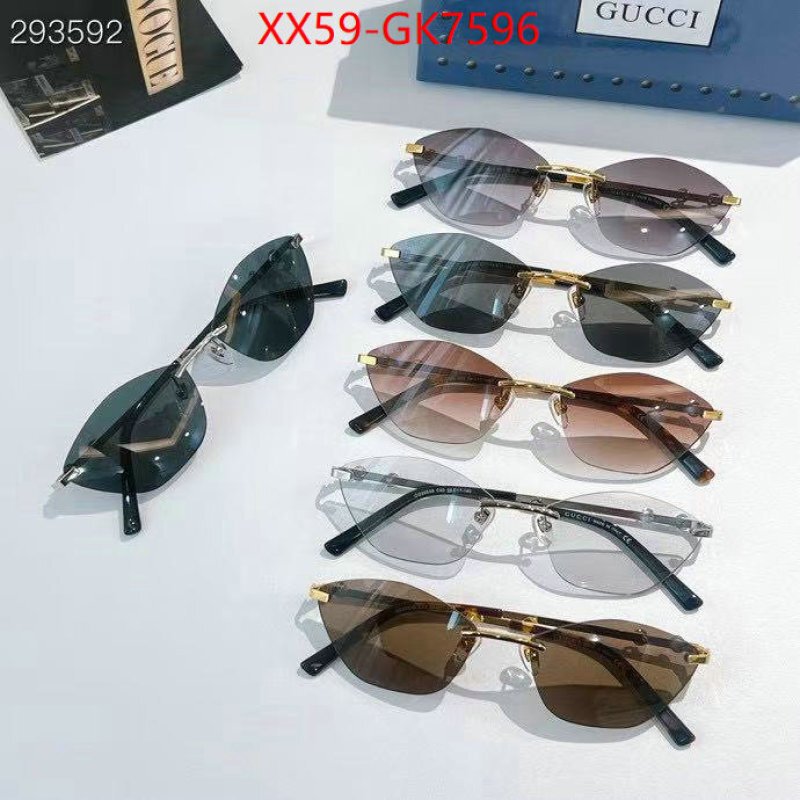 Glasses-Gucci high quality designer replica ID: GK7596 $: 59USD