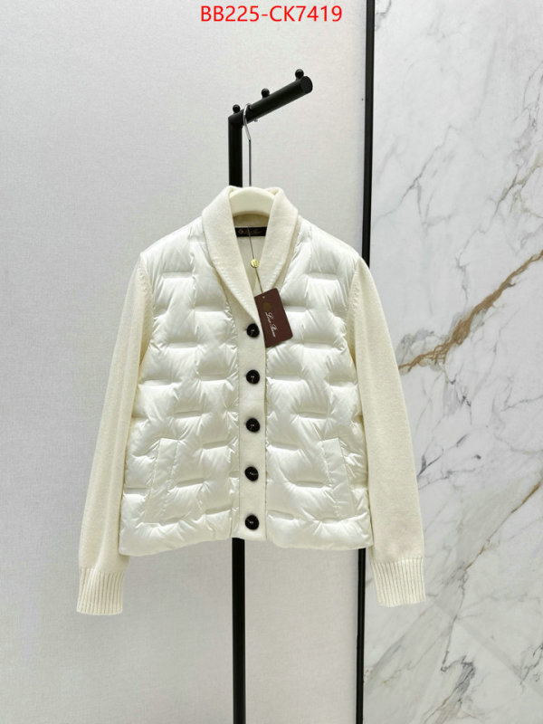 Down jacket Women-Loro Piana best replica new style ID: CK7419 $: 225USD