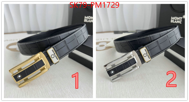 Belts-Montblanc high quality designer ID: PM1729 $: 79USD