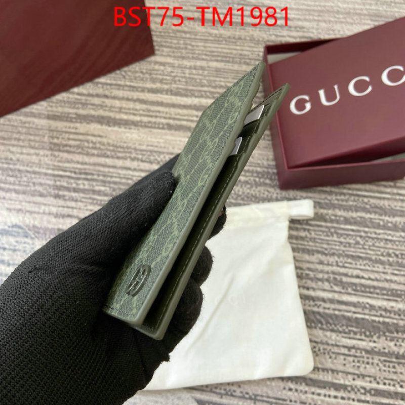 Gucci Bags(TOP)-Wallet- 2024 replica ID: TM1981 $: 75USD,