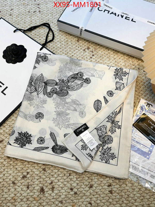 Scarf-Chanel 2024 perfect replica designer ID: MM1801 $: 95USD