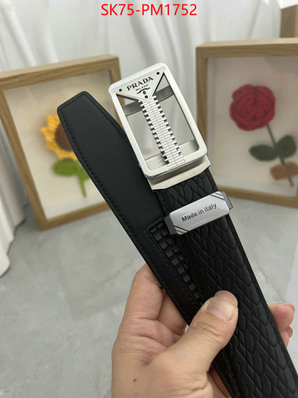 Belts-Prada best fake ID: PM1752 $: 75USD
