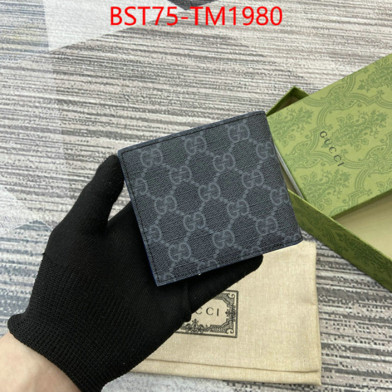 Gucci Bags(TOP)-Wallet- wholesale imitation designer replicas ID: TM1980 $: 75USD,