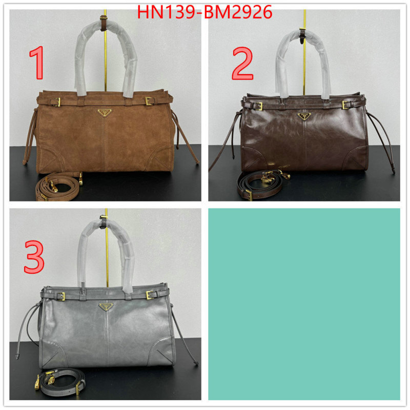 Prada Bags(4A)-Handbag- new designer replica ID: BM2926 $: 139USD,