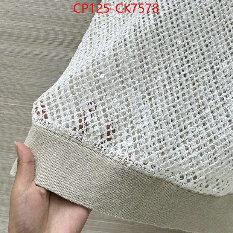 Clothing-Brunello Cucinelli high quality replica ID: CK7578 $: 125USD