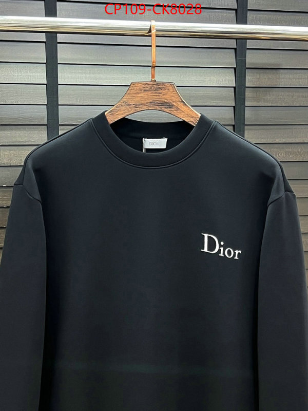 Clothing-Dior top quality ID: CK8028 $: 109USD