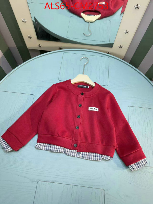 Kids clothing-MIU MIU replica 1:1 high quality ID: CM2753 $: 65USD