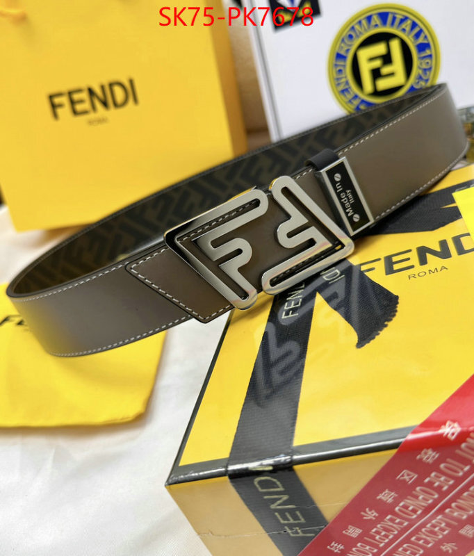 Belts-Fendi shop cheap high quality 1:1 replica ID: PK7678 $: 75USD