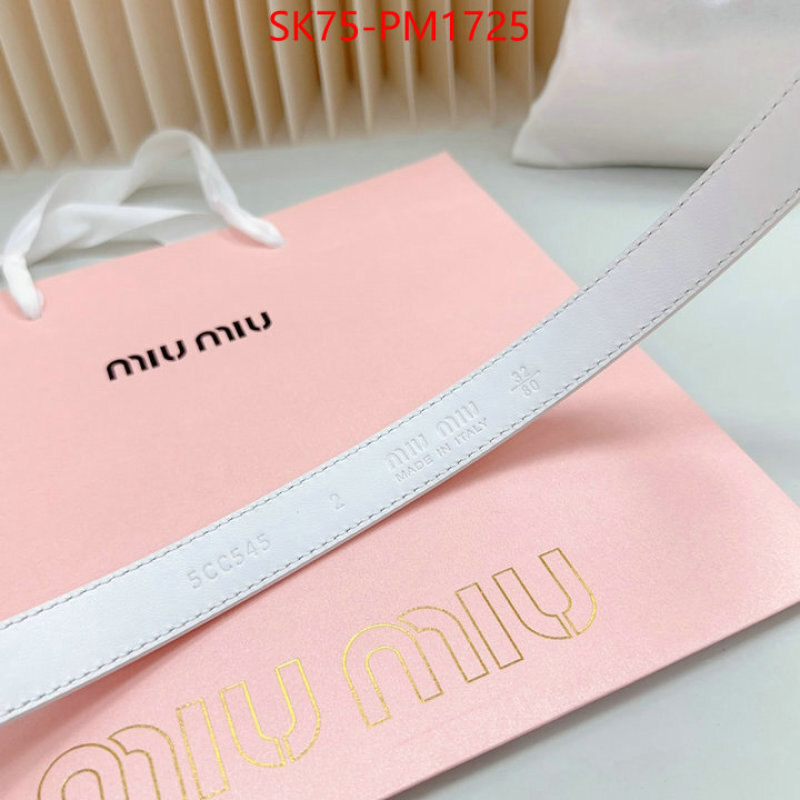 Belts-MIU MIU buy the best high quality replica ID: PM1725 $: 75USD