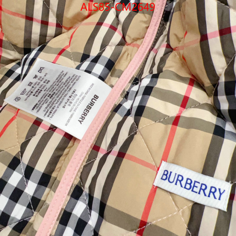 Kids clothing-Burberry knockoff ID: CM2649 $: 85USD