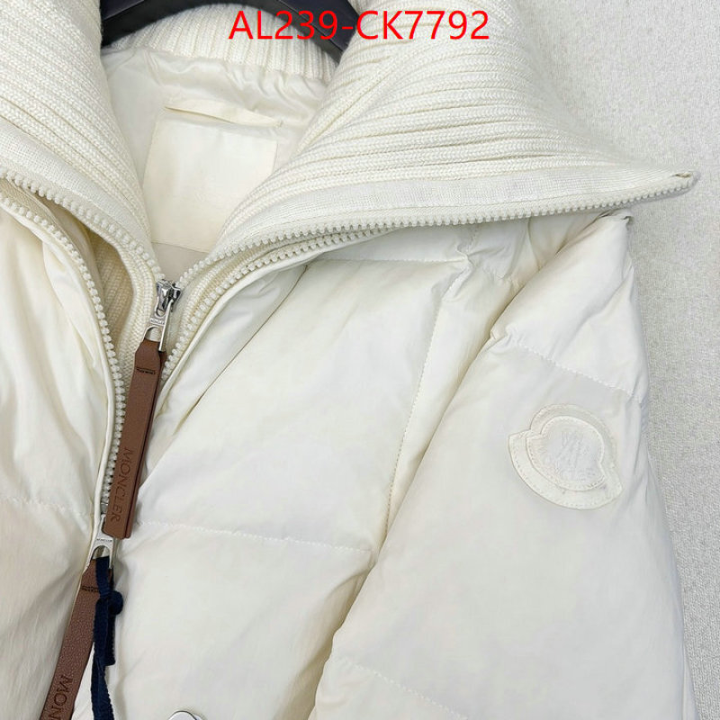 Down jacket Women-Moncler replica 2024 perfect luxury ID: CK7792 $: 239USD